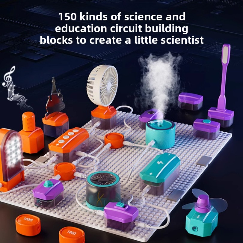 Science Nature - Percobaan Sirkuit Blok Bangunan Mainan Perakitan