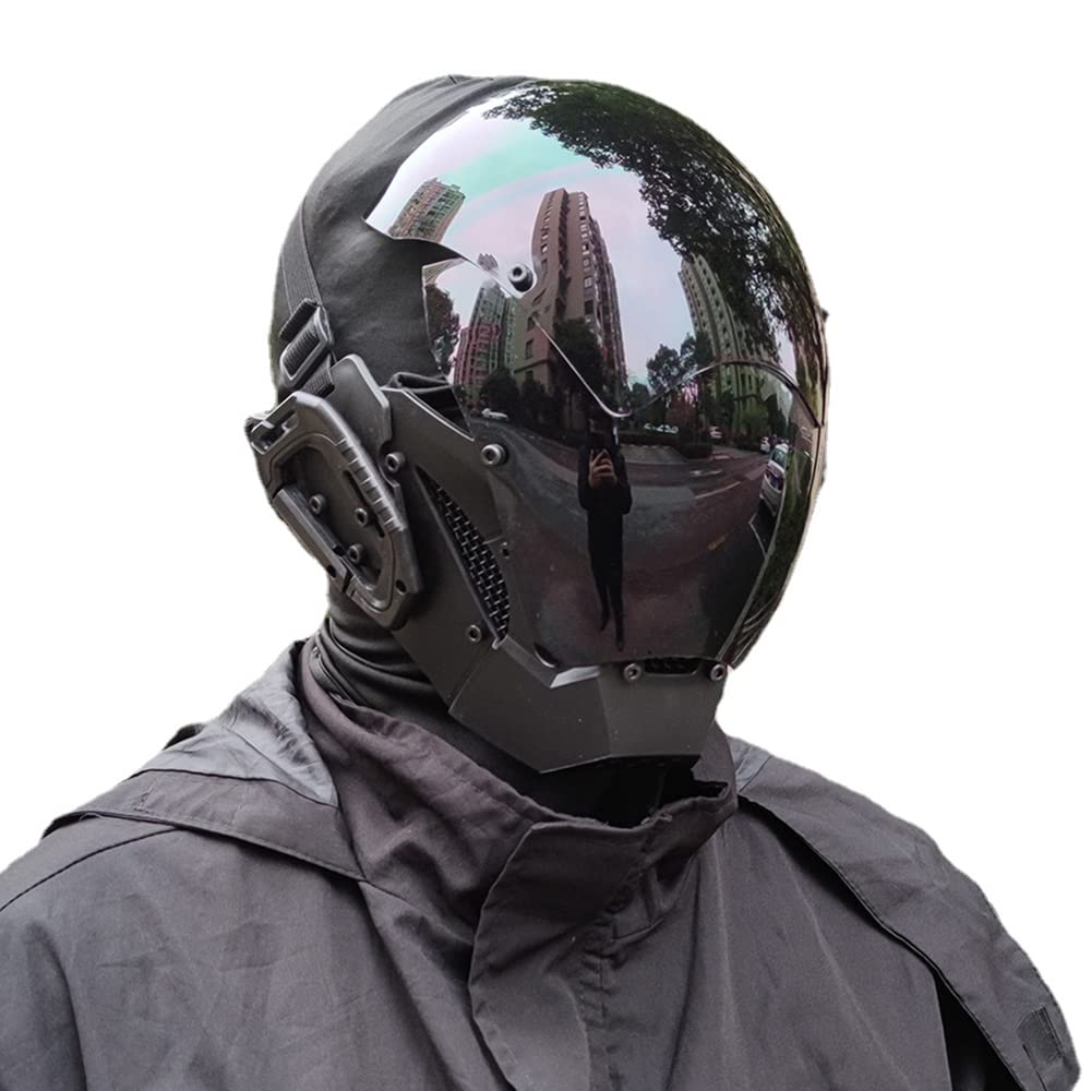 Science Toys - Topeng Cyberpunk JAUPTO untuk Cosplay, Model