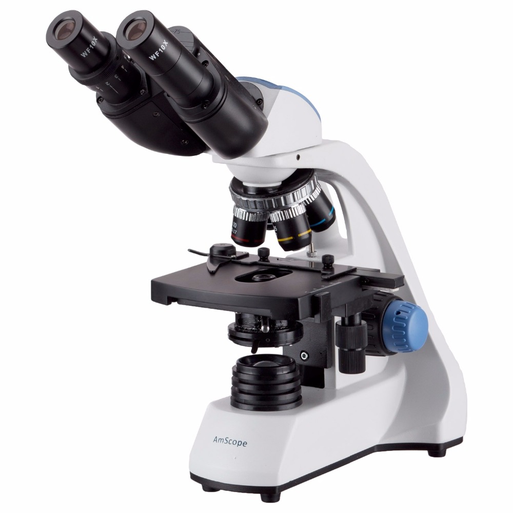 Microscope Compound 40X - AmScope mikroskop binokuler LED 40x-2000x, binokuler