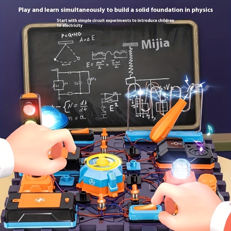 Science Toys - SCIENCE HORSE Mainan blok bangunan elektronik,
