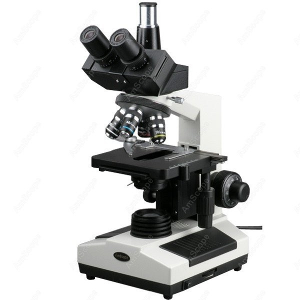 Microscope Compound 40X - Mikroskop Biologi Trinokuler Seri AmScope T390