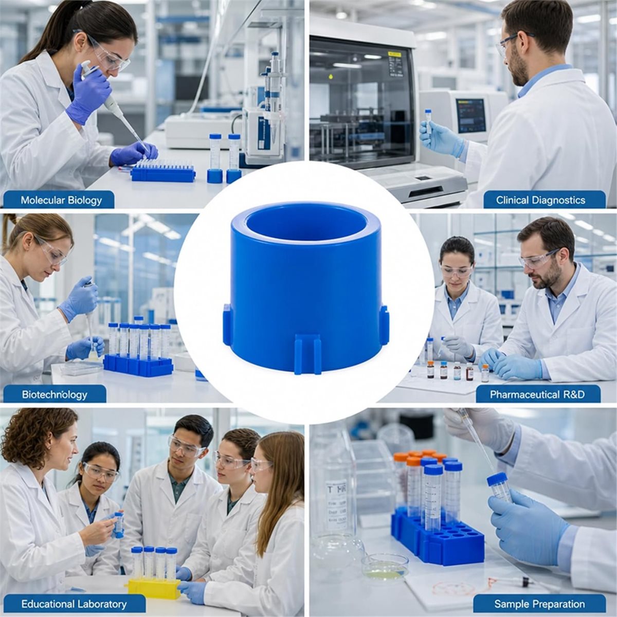 Hobby Science Lab - Rak Tabung Sentrifugal A1381K, Penyangga Tabung
