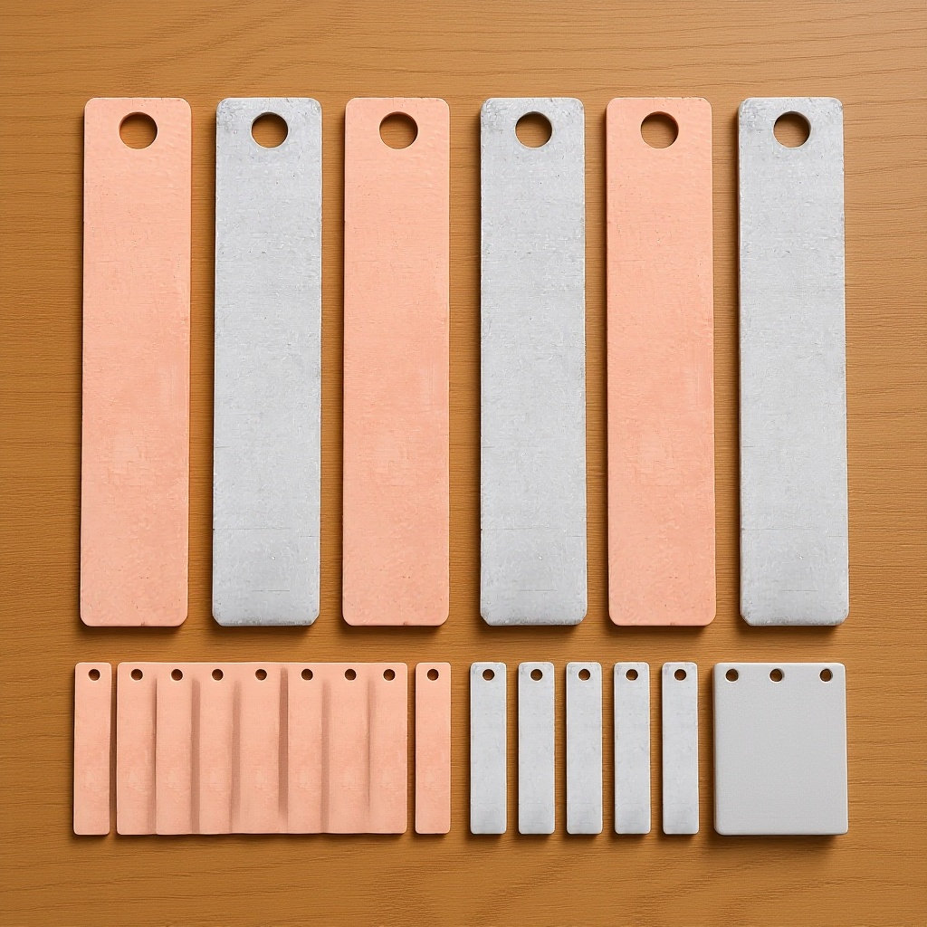 Science Experiment - 1Set Strip Elektroda Tembaga Seng untuk