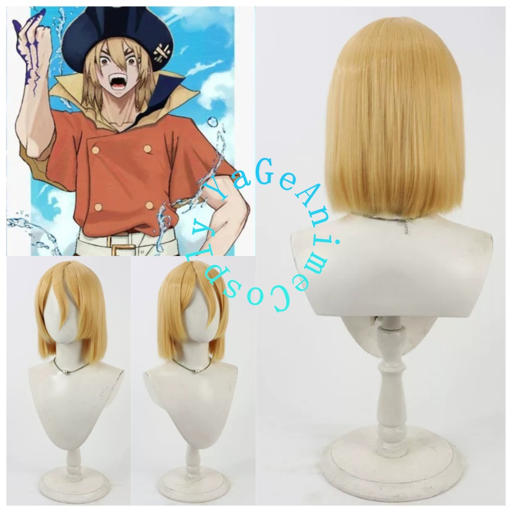 Science Nature - Wig Cosplay Dr Stone Ryusui Nanami