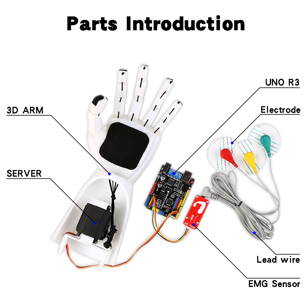 Sensor EMG lengan robot Sensor - Science Robot ulasan dan harga
