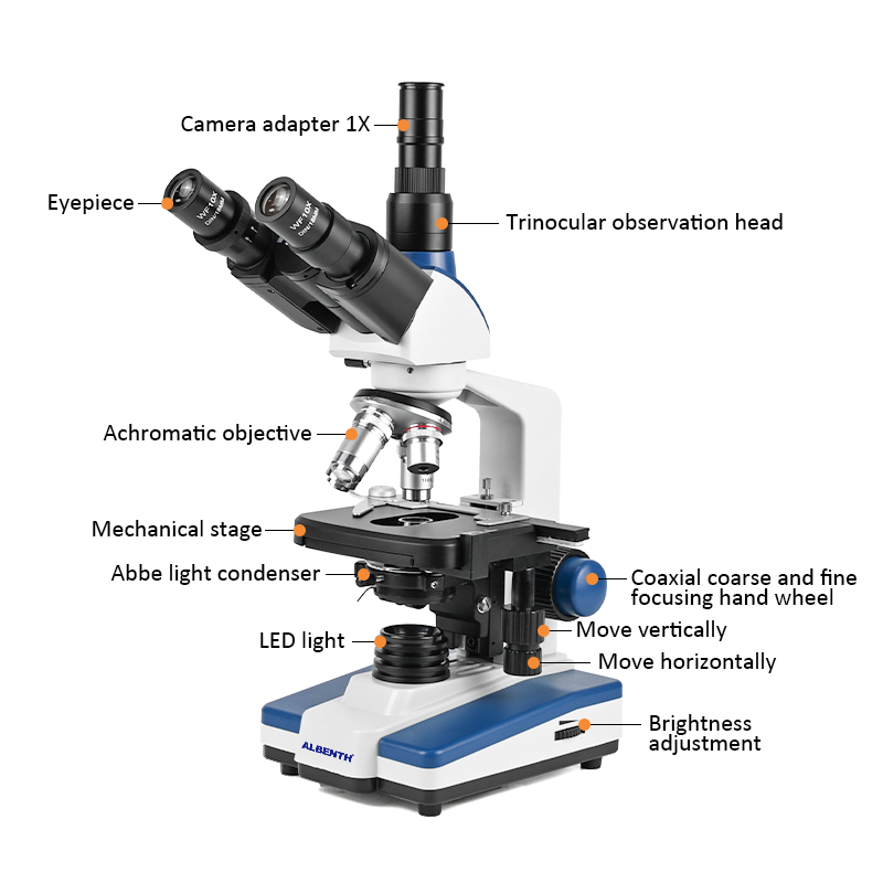 Mikroskop Biologi Profesional  - Microscope Compound 40X ulasan dan harga