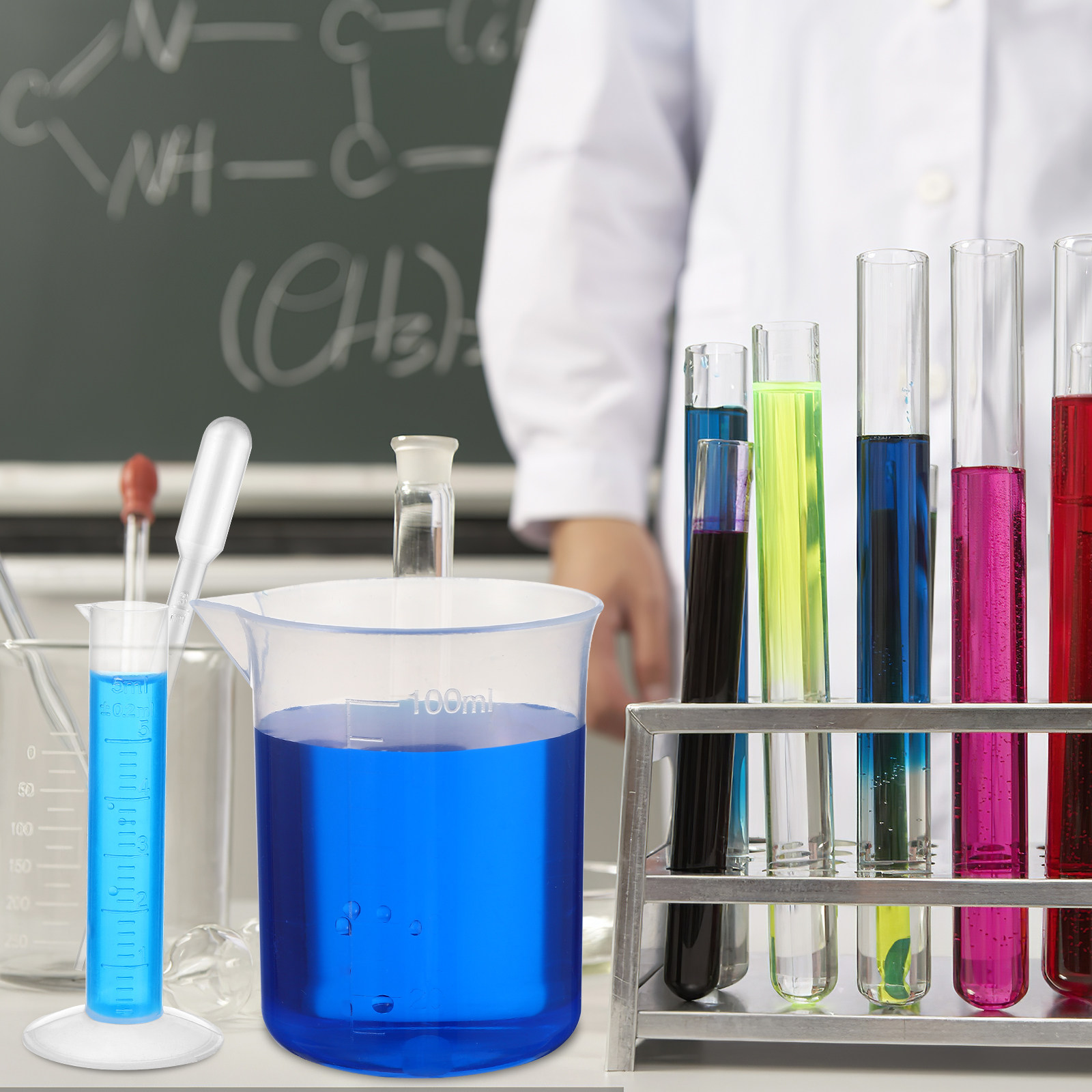 1 set 1 Set Silinder Plastik B - Science Experiment ulasan dan harga
