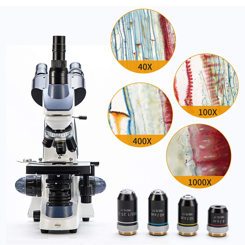 Mikroskop Trinokular Komposit  - Microscope Compound 40X ulasan dan harga
