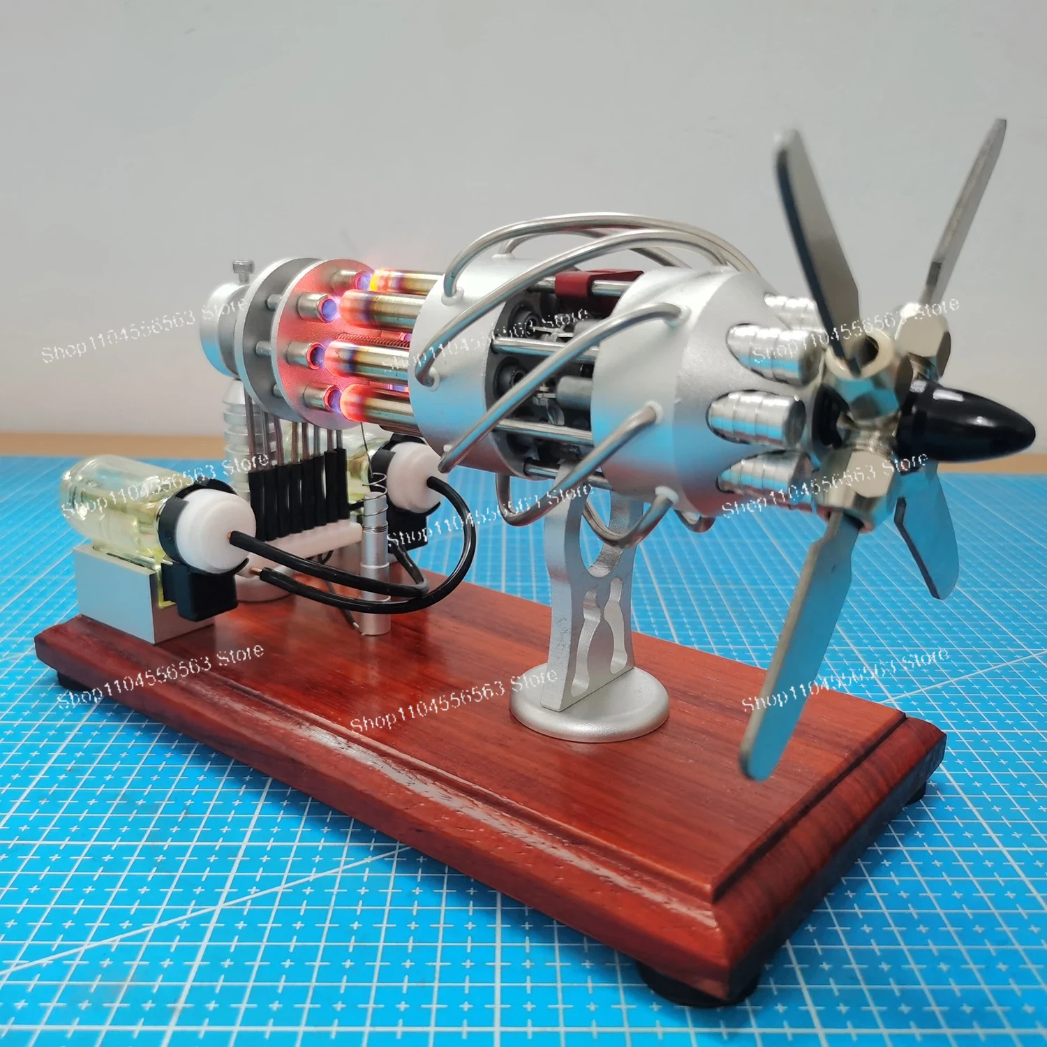 Model Mesin Stirling 16 Silind - Science Toys ulasan dan harga