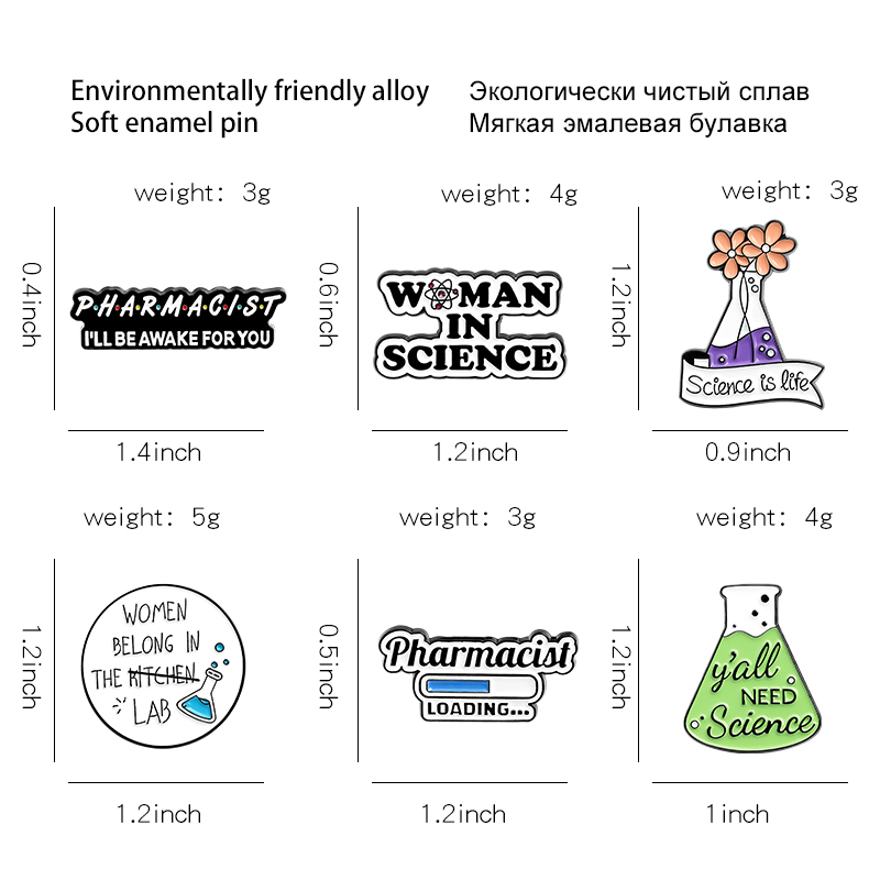 Kimia apoteker Pin Enamel bros - Science Buddies ulasan dan harga