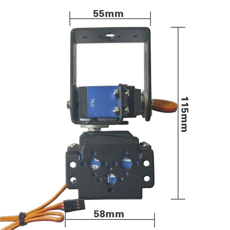 2 DOF robotik Pan dan Tilt Ser - Science Robot ulasan dan harga